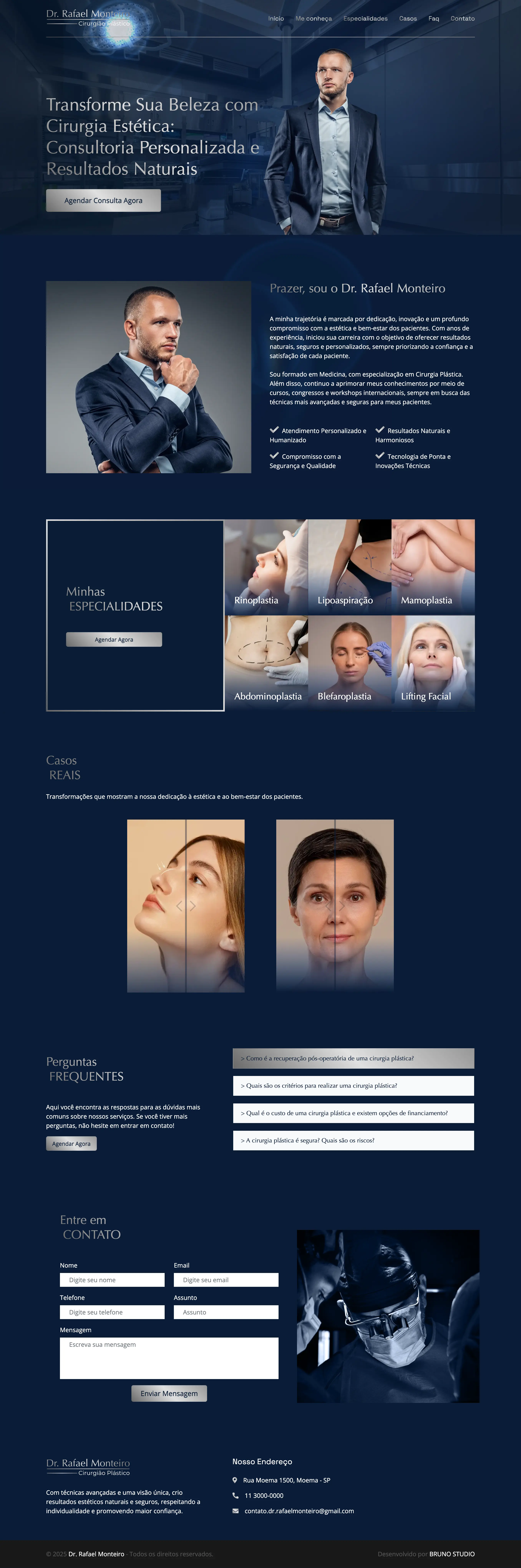 Site do Dr. Rafael Monteiro